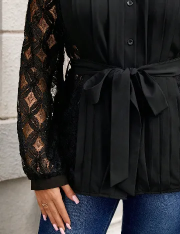Camasa SHEIN CURVE, negru