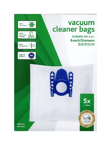 Saci pentru aspirator 5 bucati ACTION, alb