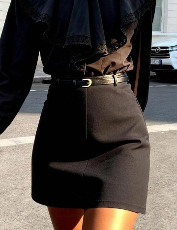 Fusta SHEIN, negru