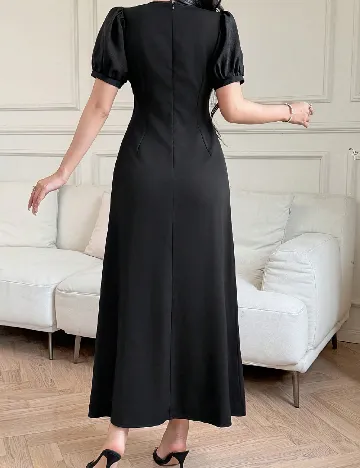 Rochie lunga Dazy, negru
