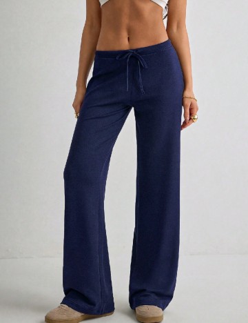 Pantaloni SHEIN, bleumarin