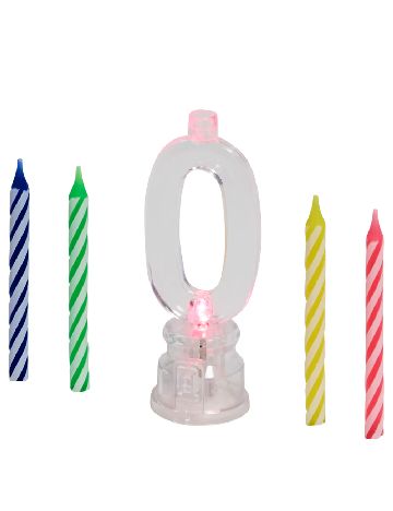 Set lumanare LED si lumanari aniversare Party Universe, mix culori