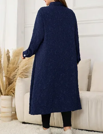 Rochie medie SHEIN CURVE, bleumarin