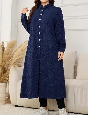 Rochie medie SHEIN CURVE, bleumarin