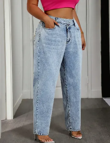 Blugi SHEIN CURVE, albastru