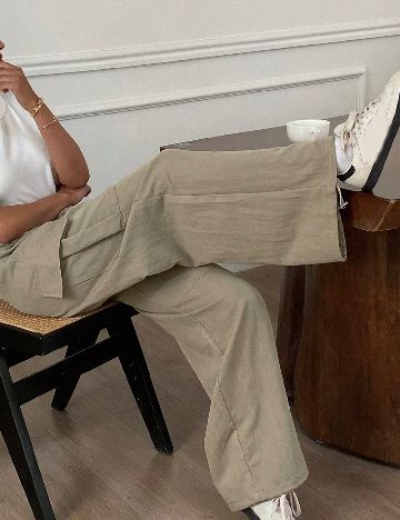 Pantaloni Dazy, kaki