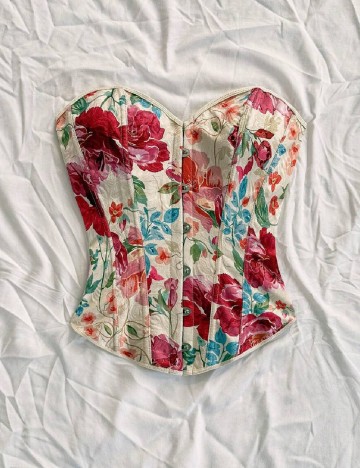 Corset SHEIN CURVE, floral print
