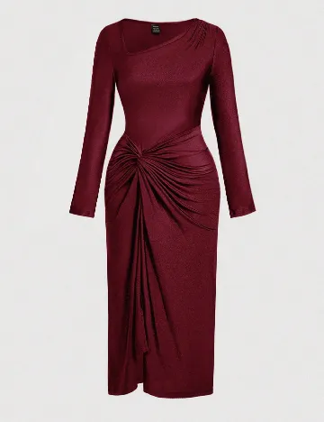 Rochie medie SHEIN CURVE, pruna