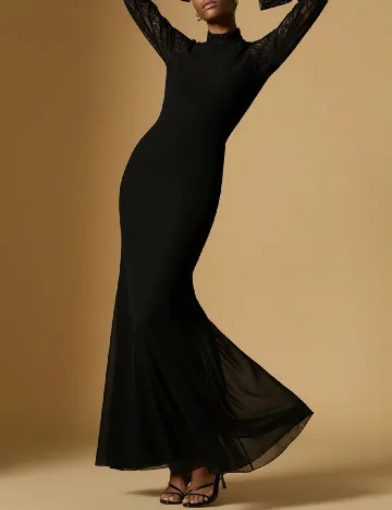 Rochie lunga SHEIN, negru