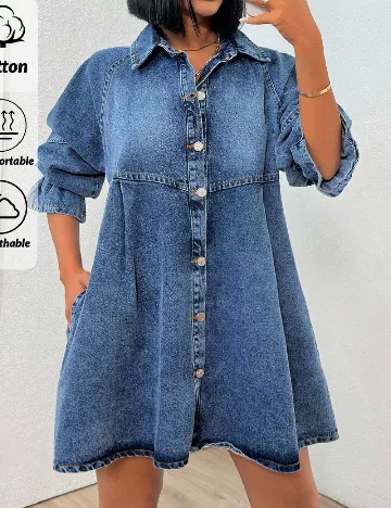 Rochie scurta SHEIN, albastru