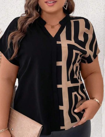 Bluza SHEIN CURVE, negru
