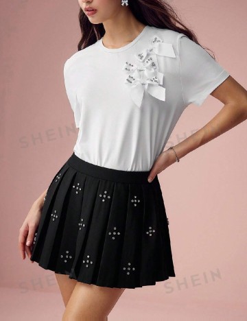 Fusta pantalon SHEIN, negru