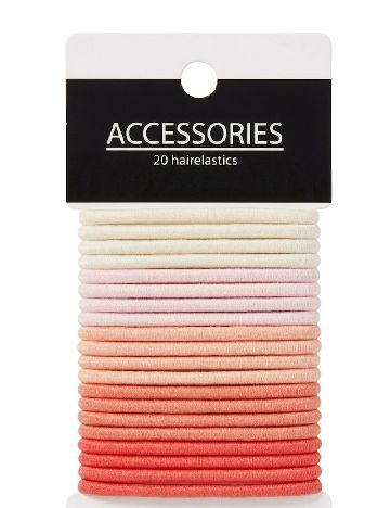 Set elastice de par ACTION, roz