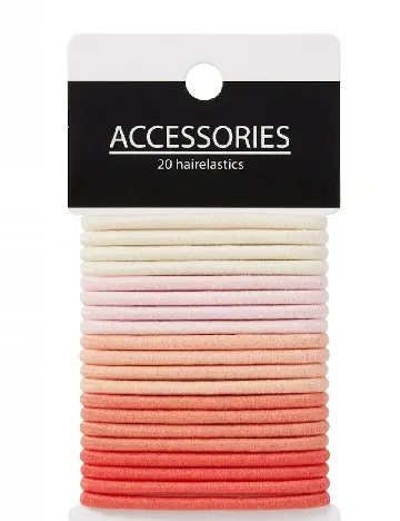 Set elastice de par ACTION, roz