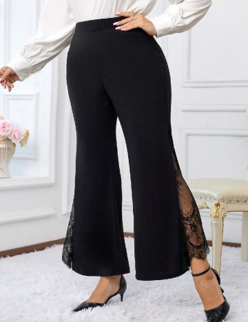 Pantaloni SHEIN CURVE, negru