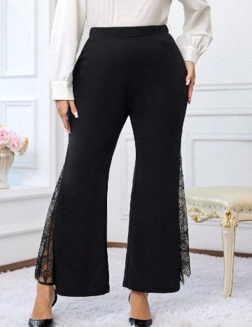 Pantaloni SHEIN CURVE, negru