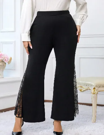 Pantaloni SHEIN CURVE, negru
