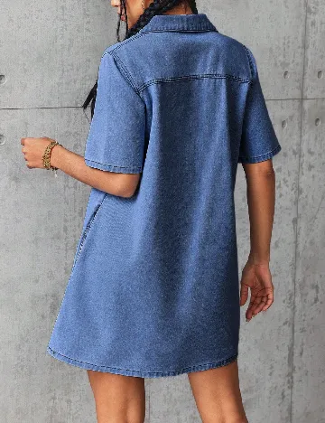 Rochie scurta SHEIN, albastru