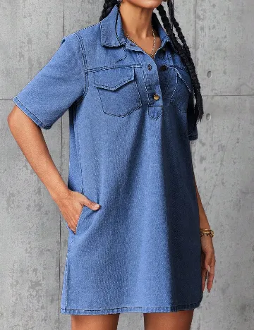 Rochie scurta SHEIN, albastru