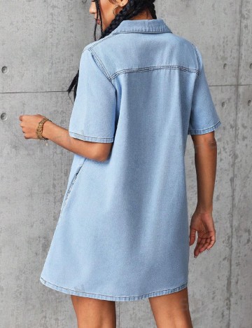 Rochie scurta SHEIN, albastru