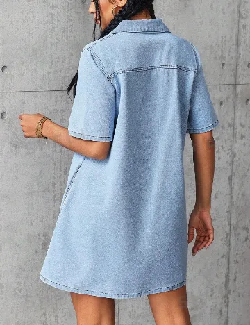 Rochie scurta SHEIN, albastru