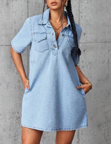 Rochie scurta SHEIN, albastru
