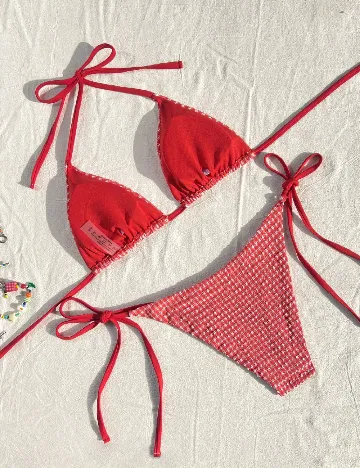 Costum de baie SHEIN, rosu