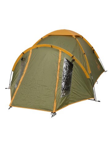 Cort de camping pentru 3 persoane ACTION, verde