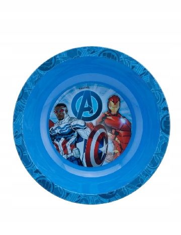 Bol de plastic Marvel, albastru