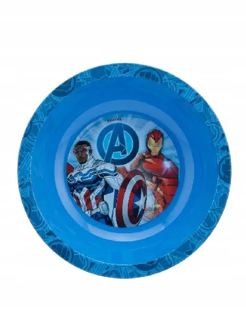Bol de plastic Marvel, albastru
