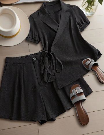 Compleu SHEIN CURVE, negru