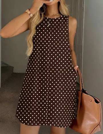 Rochie scurta SHEIN, maro