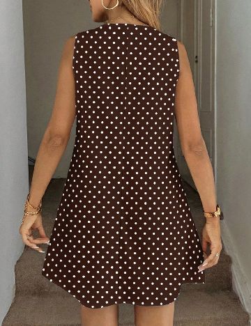 Rochie scurta SHEIN, maro