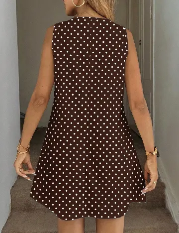 Rochie scurta SHEIN, maro