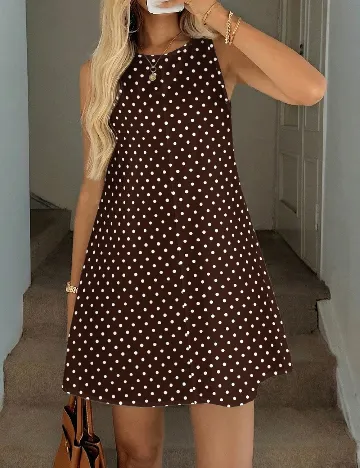 Rochie scurta SHEIN, maro
