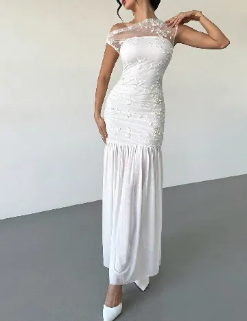Rochie lunga SHEIN, alb