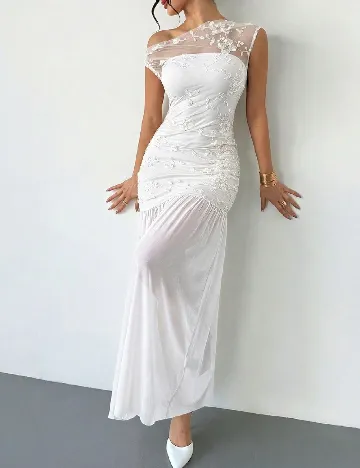 Rochie lunga SHEIN, alb