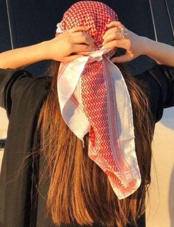 Esarfa SHEIN, rosu/alb