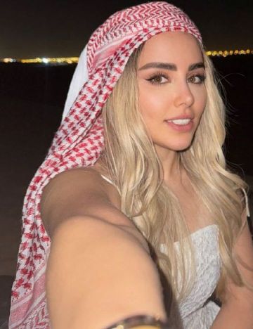 Esarfa SHEIN, rosu/alb