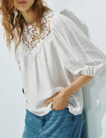 Bluza SHEIN, alb