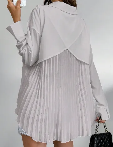 Camasa Oversize SHEIN, gri