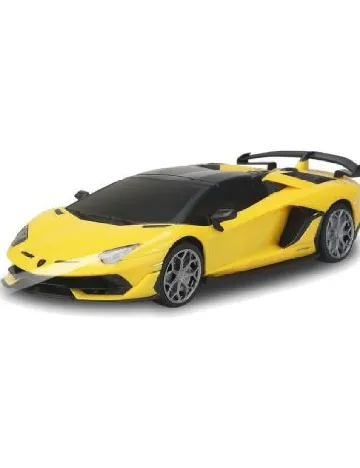 Masinuta cu telecomanda Lamborghini Aventador SVJ Roadster, 1:24 KOOL SPEED, galben