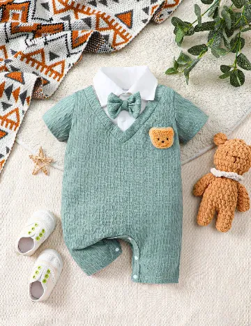 Salopeta Shein Kids, verde