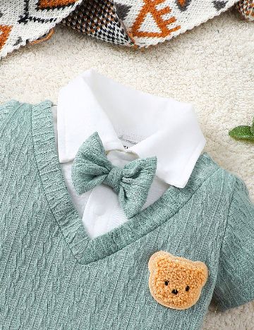 Salopeta Shein Kids, verde