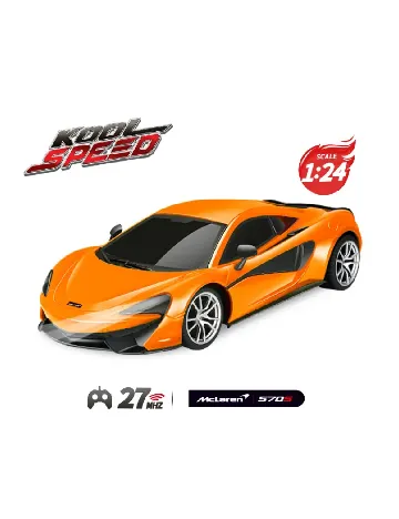 Masinuta cu telecomanda McLaren 570S, 1:24 KOOL SPEED, portocaliu