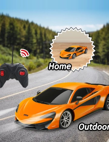 Masinuta cu telecomanda McLaren 570S, 1:24 KOOL SPEED, portocaliu