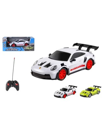 Masinuta cu telecomanda Porsche 911 GT3 RS, 1:24 KOOL SPEED, alb