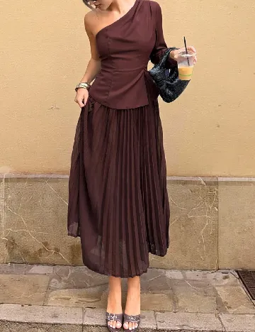 Rochie lunga SHEIN, maro