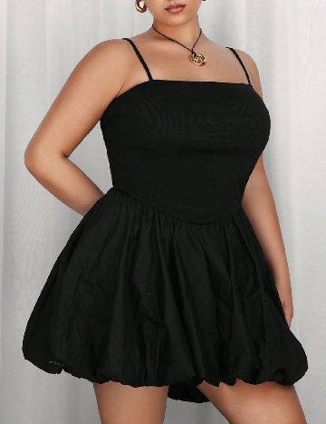 Rochie scurta SHEIN CURVE, negru