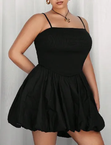 Rochie scurta SHEIN CURVE, negru
